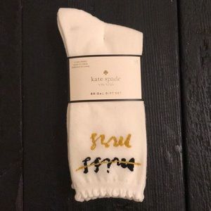 NWT Trio set Kate Spade Bridal socks